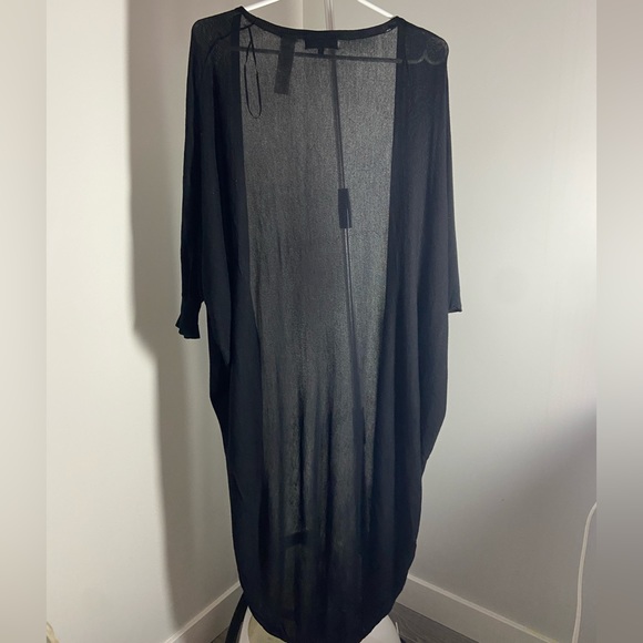 Long black cardigan - Picture 5 of 6